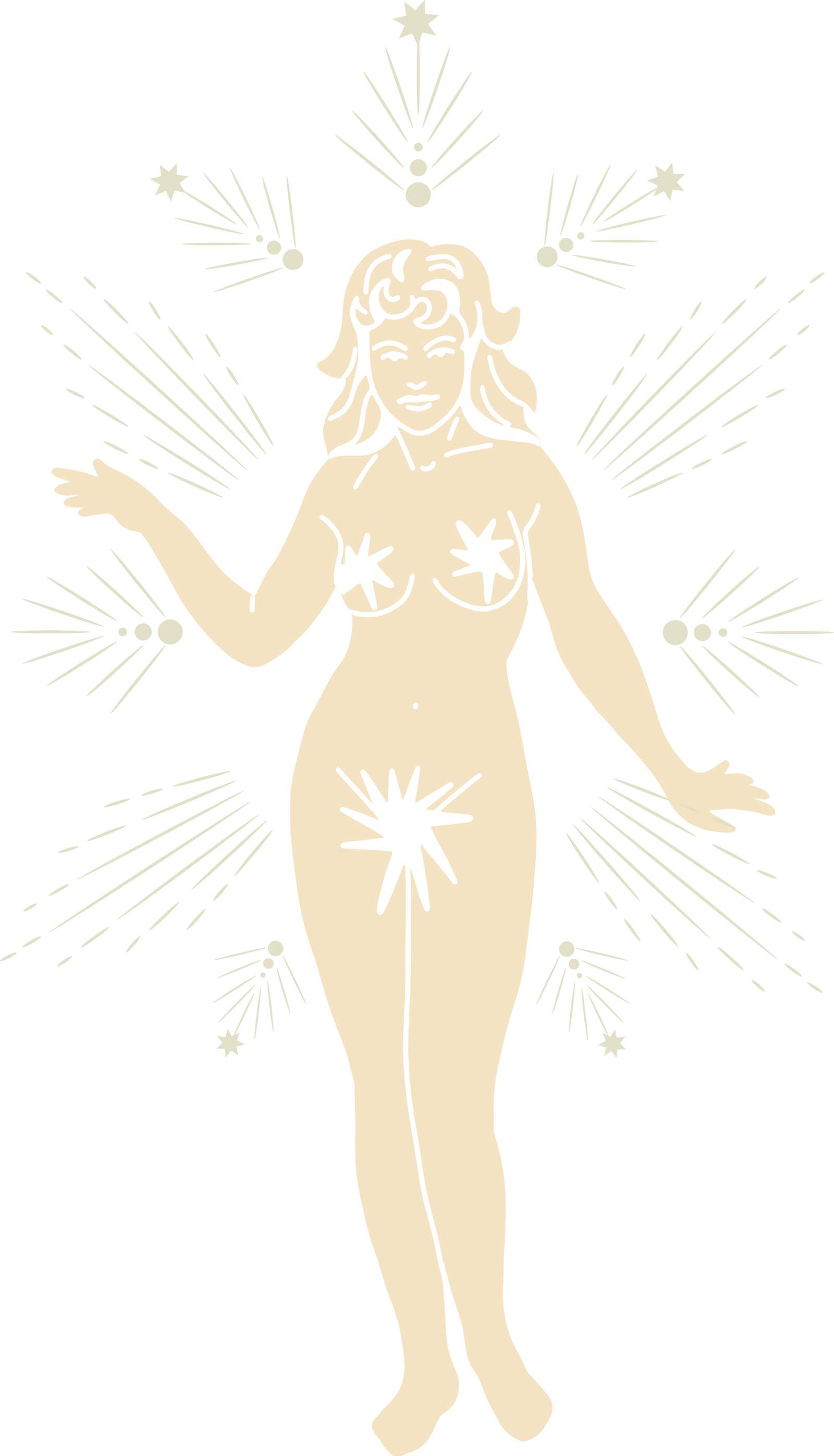Illuminating Goddess Illustration